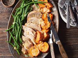 Make An Entire Thanksgiving Meal For 4 In An Instant Pot Sweet Potato Green Beans Thanksgiving Recipes Beans In Crockpot