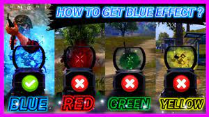 How To Get Blue Hit Effect In Pubg Mobile Blue Vs Red Vs Green Vs Yellow Tyson Noob Gamer Youtube