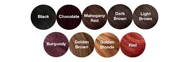 our colours a guide to our range of hair colours tints