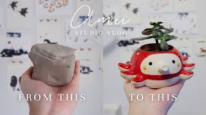Understand how to add details to ceramic pieces and create art without any pottery wheel. How I Make Ceramics At Home Full Process Of Ceramic Studio Vlog Asmr Vlog Youtube