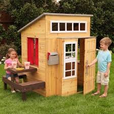 Kidkraft Modern Outdoor Playhouse Walmart Com In 2020 Build A Playhouse Play Houses Playhouse Outdoor