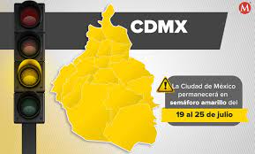 Ciudad de méxico / 13.05.2020 17:54:10. Semaforo Covid Cdmx Continua En Amarillo Del 19 Al 25 De Julio