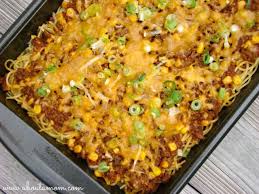 Manwich Sloppy Joe Casserole With Sloppy Joe Sauce Ground Beef Noodles Green Onions Cheddar Cheese Recipes Sloppy Joe Casserole Casserole Recipes
