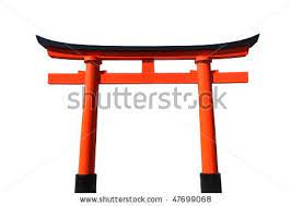 japanese gates and entrances an orange and black japanese tori gate isolated on white photo outdoors pinterest