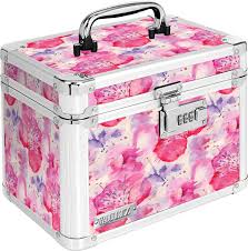 Make sure all digits are centered on the . Vaultz Combination Lock Box 7 25 X 10 X 7 75 Inch Safe Boxes For Money Documents Medicine Floral Pink Gray Buy Online In Aruba At Desertcart 61945145
