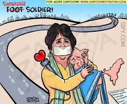 Warga kota yang memiliki 'kode hijau' pada aplikasi ponselnya. Satish Acharya On Twitter Barkha Dutt S Corona Lockdown Trail Sifydotcom Cartoon Barkhadutt