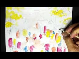 Dengan dasar pengertian yang sama, seni lukis adalah sebuah pengembangan yang lebih utuh dari menggambar. Melukis Dengan Cat Air Teknik Aquarel Lukisan Ekspresionisme Youtube