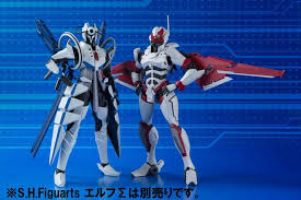 Bandai Presents Active Raid Strike Interceptor Mech Figure And Liko Bust Mech Bandai Interceptor