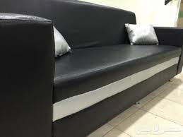 صور كنب جلد اشكال كنب جلد اسود وبني وابيض ميكساتك