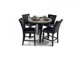Montibello 40 Round Pub 5 Piece Set Kitchen Table Marble Furniture Dining Table Dining Room Sets