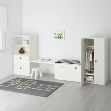 Stuva Folja Rangement Complet Blanc 300x50x128 Cm Ikea In 2020 Ikea Stuva Kids Storage Furniture Ikea