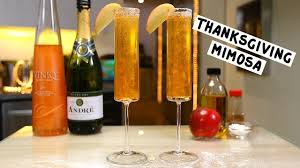 The best thanksgiving drink recipes loaded with fall vibes. Thanksgiving Mimosa Youtube