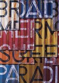 Pin By Caren Cole On Avoir Beau Caractere Painted Corrugated Metal Metal Signage Corrugated Metal