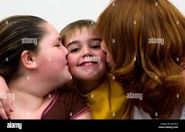 Cheek kisses hi-res stock photography and images