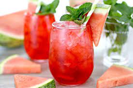 Watermelon Vodka Fizz Cocktail Mom 4 Real