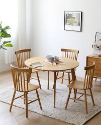 Round oak dining room table. Oslo Round Oak Dining Table Seasonliving