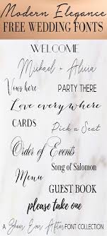 Free Font Friday Modern Elegant Wedding Fonts Freebie Wedding Fonts Free Wedding Fonts Classy Wedding Invitations
