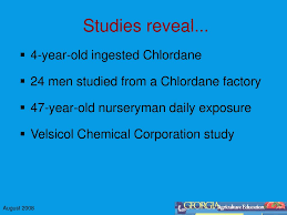 The use of chlordane emissions of old pesticide hcb is, however, believed to be continuing from soils, stockpiles and. Chlordane Banned Out Of Fear Or Fact Ppt Download