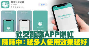 「臺灣社交距離」 app 已獲台灣政府授權，採用了 apple 和 google 的接觸通知系統，這個應用程式主要運用手機記錄接觸過的人，透過精心設計的方式可以同時確保每個人的隱私，希望大家能夠盡快安裝，在安裝比率達到一個程度時進一步要求政府停止使用電信追蹤. U Dzasmwjozojm