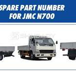 SHINDARY PRODUCTS】SPARE PARTS NUMBERS FOR JMC N700