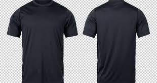 Download Black Sport T Shirts Front And Back Mock Up Template For Your Design Plain Black T Shirt Shirts T Shirt Design Template