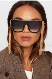 Stella McCartney Black Square Sunglasses for Women for sale