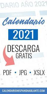 Pin En Calendario Ano 2021