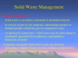 If done in an improper manner, it can disrupt the hygienic conditions and solid waste management is a word that is used to describe the process of collecting and treating solid wastes. Ppt Solid Waste Management Powerpoint Presentation Free Download Id 5881959