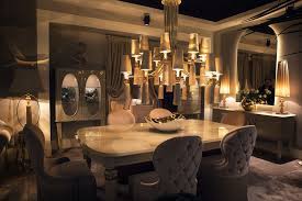 From a casual kitchen table to a custom made massive formal banquet table we have it all. Luxury All The Way 15 Awesome Dining Rooms Fit For Royalty