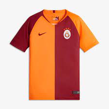 Galatasaray nike 2018/19 home stadium jersey. Jersey Nike Kids Galatasaray Stadium 2018 2019 Home Vivid Orange Pepper Red Futbol Emotion