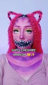 Maquillaje del Gato Cheshire de Alicia en el País de las Maravillas