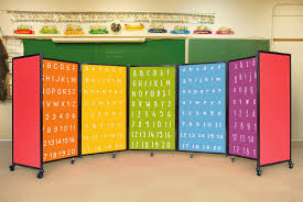 Customize Your Classroom Partition Wall With A Design Or Logo Of Your Choice We Offer Several Custom Classroom Design Classroom Furniture Portable Partitions