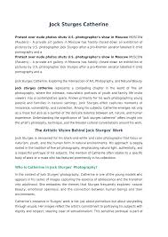 Jock Sturges Catherine