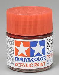 Tamiya Acrylic X27 Clear Red 3 4 Oz