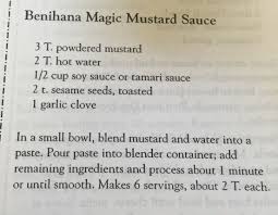 Benihana Magic Mustard Sauce Recipe Hibachi Recipes Sauce Recipes Recipes