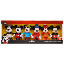 Mickey Mouse 90th Anniversary Through The Years Bean Plush Collector Box Set Walmart Com Walmart Com Target's 90th birthday musical mickey mouse plush from just play products.