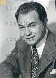 1948 Wire Photo Actor Edward G Robinson