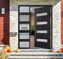 OEM ODM Solid Wood Entry Exterior Door Wooden Doors Main Entrance Security  Door