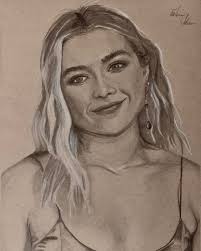 Beautiful is ugly 2 drawings. Ink, pan pastel and conte