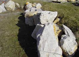 Here, limestone is depicted as very aggressive, acting as the primary caretaker of the rock farm. Michigan Limestone Boulder The Stone Zone
