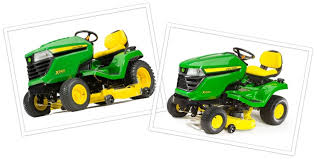 John Deere Equipment Comparison X300 And X500 Riding Lawn