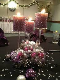 Christmas Centerpieces This Idea Started From Pinterest Thanks Lisa Took It And Ran Wi Christmas Centerpieces Diy Christmas Centerpieces Christmas Candles