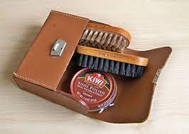 1940 S Leather Shoe Shine Kit Made In England Shoe Shine Kit Shoe Shine Leather