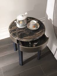 Round Marble Bedside Table With Drawers Marble Bedside Tables Bedside Table Round Modern Bedside Table