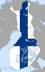 It was adopted after independence from russia, when many patriotic finns. File Finland Flag Map Png Wikipedia