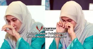 Ya, saya mengesahkan bahawa beliau telah menarik diri dari pac. Pemimpin Pakatan Terkejut Dengan Tindakan Nurul Izzah Letak Jawatan Penmerahpress