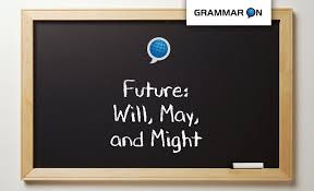 Look at the images and read the example. The Future Tense Will May And Might By Language On Schools