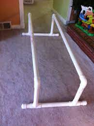 Do It Yourself Parallel Bars For Kids Diy Baby Gym Baby Play Areas Diy Baby Stuff