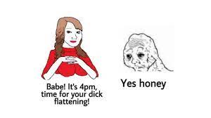 Dick Flattening / Yes Honey | Know Your Meme