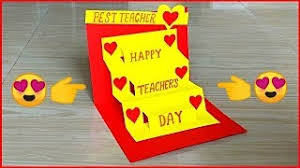A very easy teachers' day card idea for 2020 online classes. Teacher S Day Card Making Ideas Teacher S Day Greeting Card Teacher S Day Pop Up Card Youtube